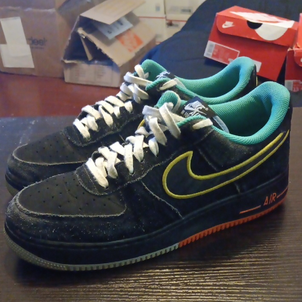 Nike Air Force 1 Low Rare "Peace And Unity" (2021) M9.5/W11 Fair Condition - Picture 3 of 10